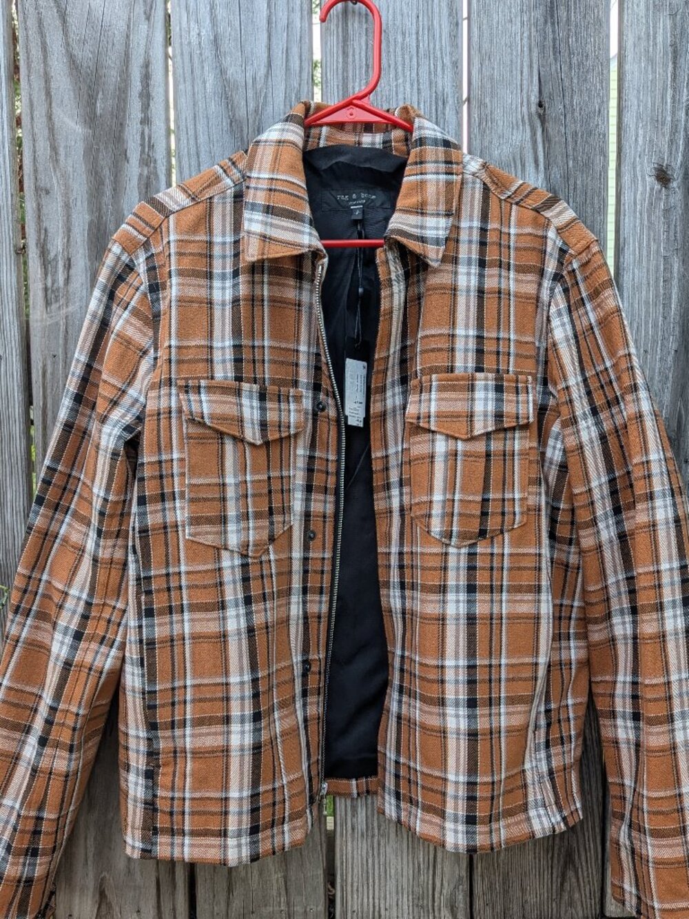NWT Rag & Bone Plaid "Garage" Jacket – Size Small